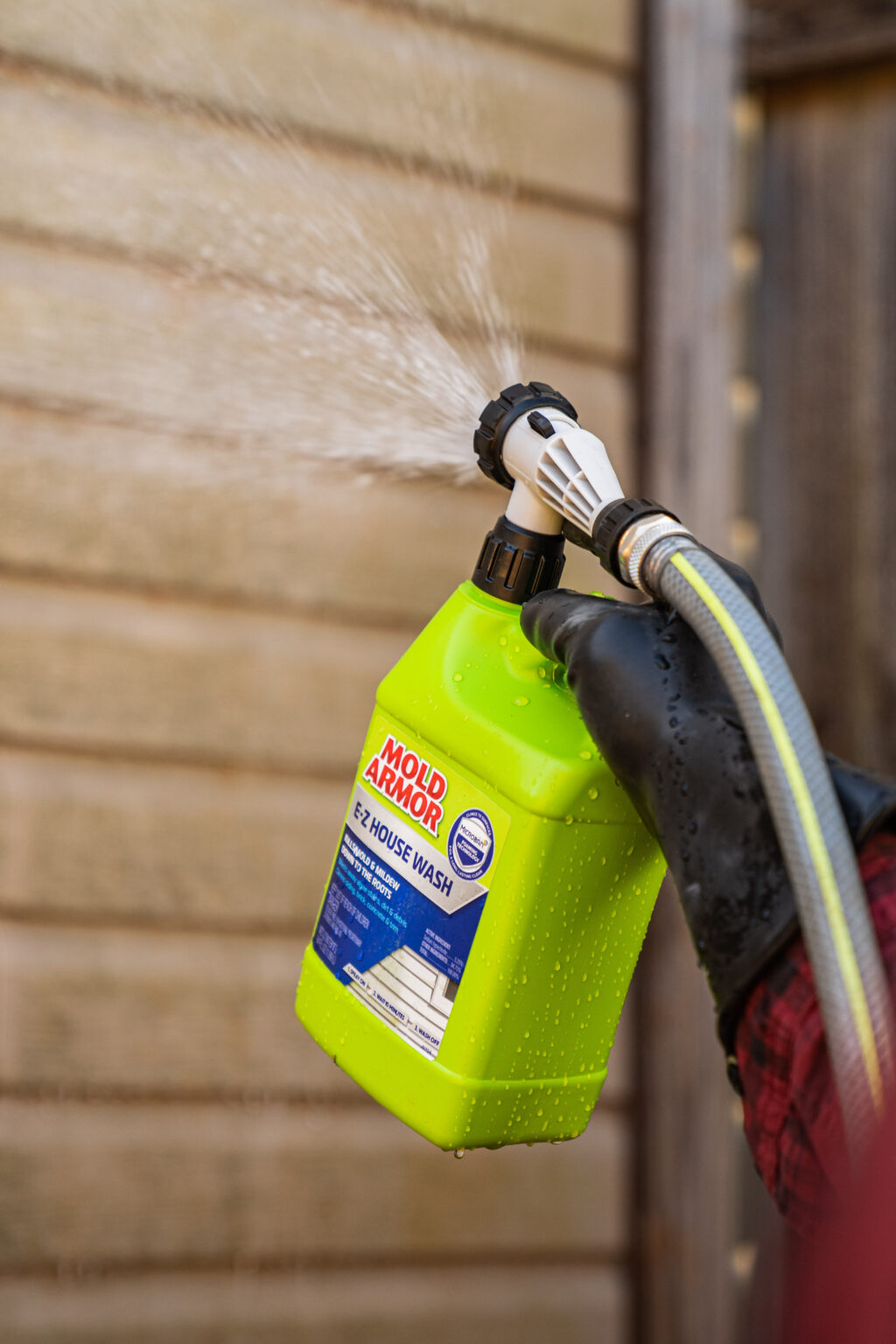 64 oz. EZ House Wash Brick, Concrete, Trim & Siding Cleaner Mold Armor