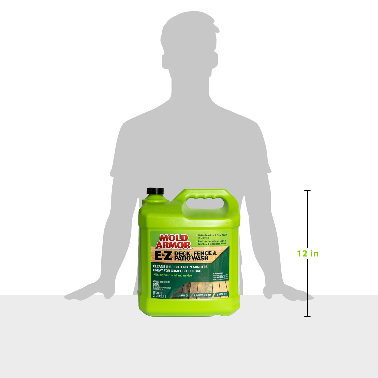 MOLD ARMOR EZ Deck, Fence & Patio Wash Mold Armor