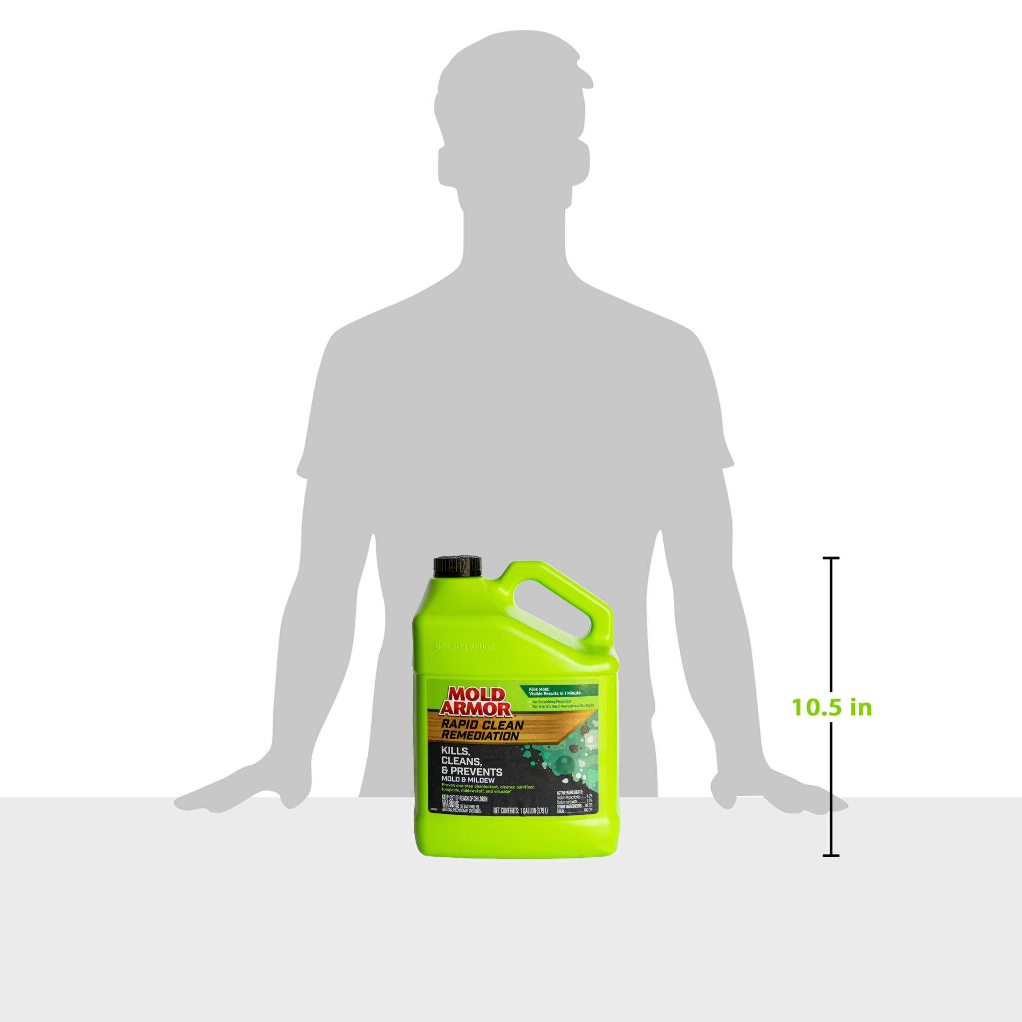 MOLD ARMOR Rapid Clean Remediation, 1 Gallon; Kills, Cleans & Prevents