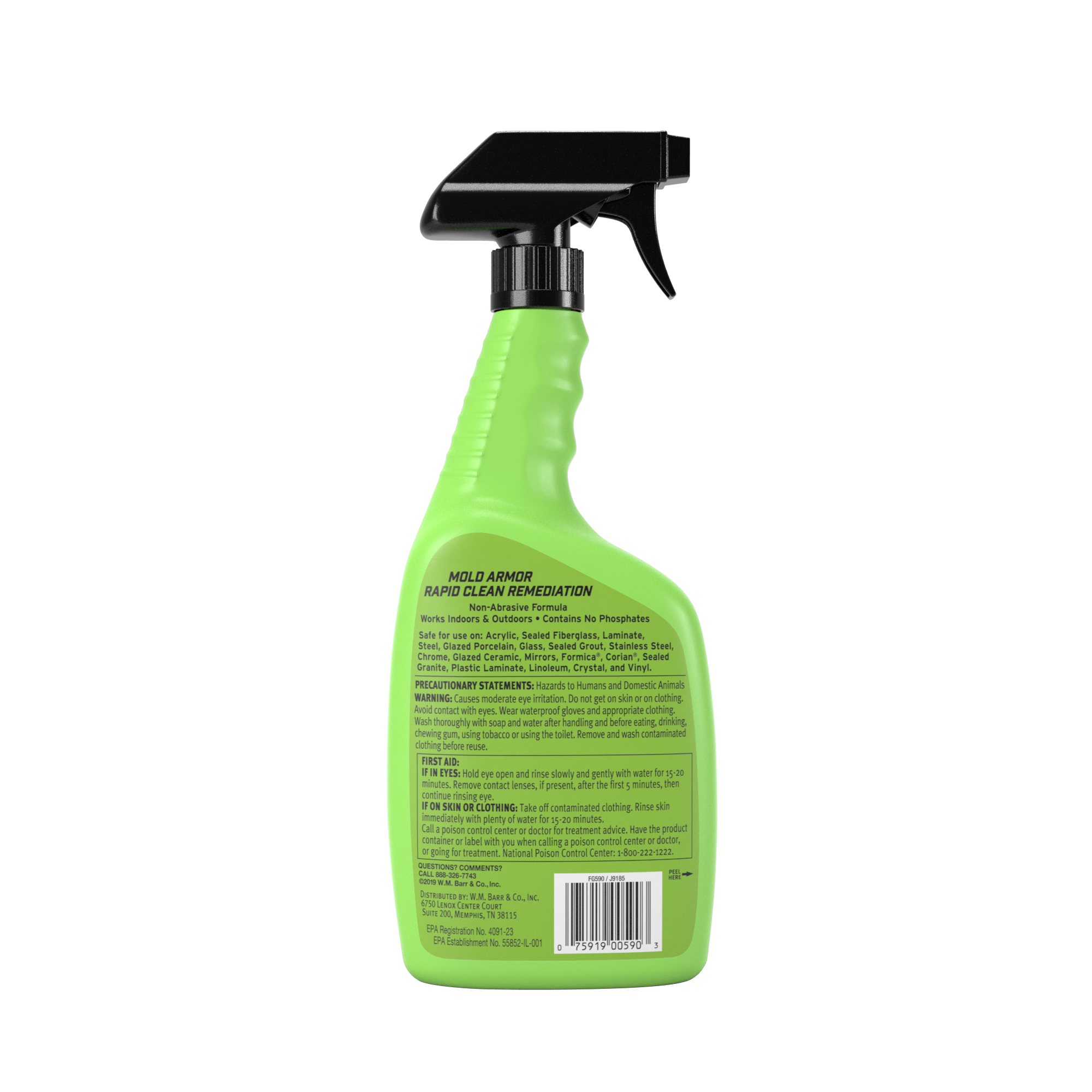 MOLD ARMOR Rapid Clean Remediation - 32oz. Spray Bottle - Mold Armor