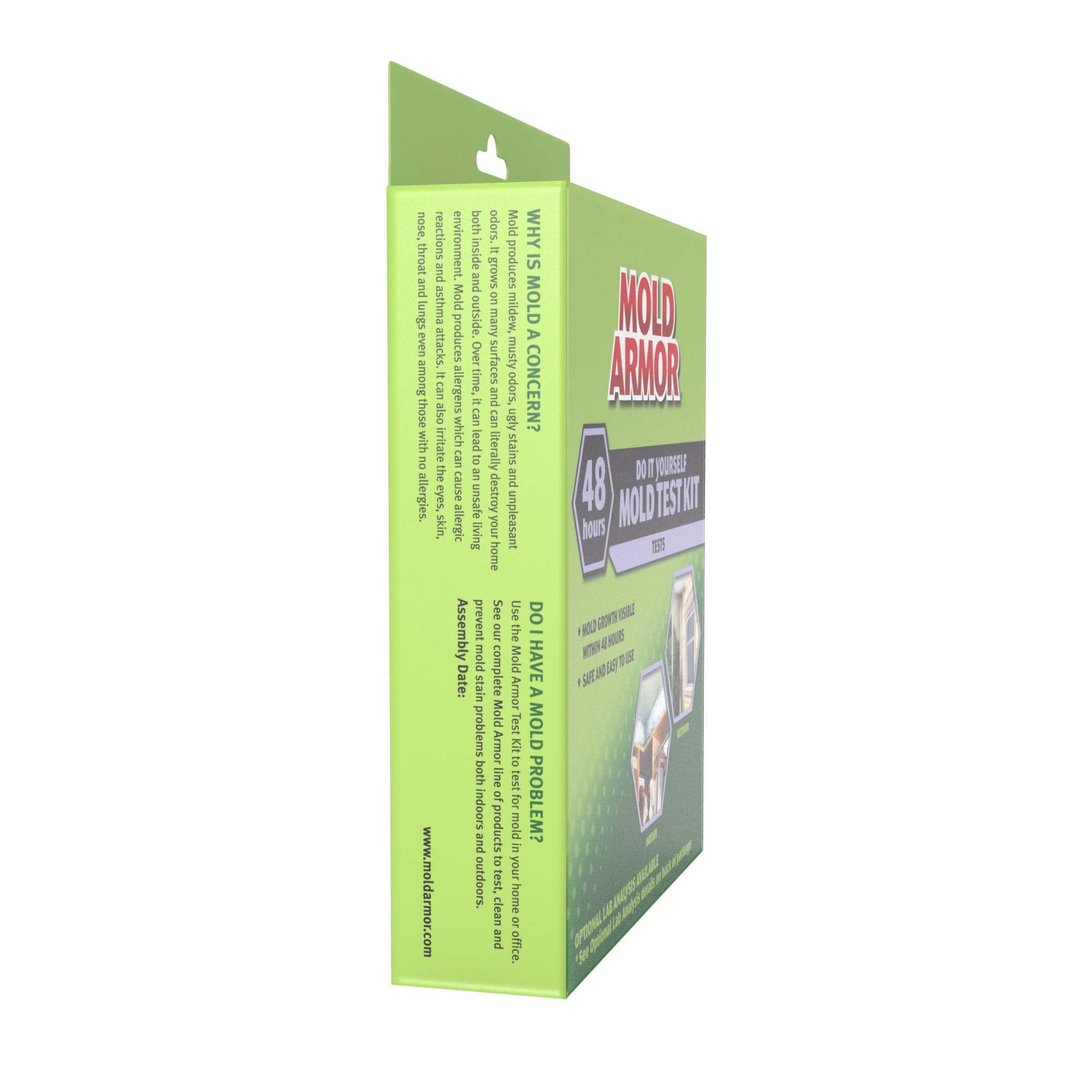 Mold Test Kit for Home - All-Inclusive Detection Kit DIY Mold Detector for  Visual incl. Black Mold and Mildew | EPA Approved & AIHA Accredited Lab