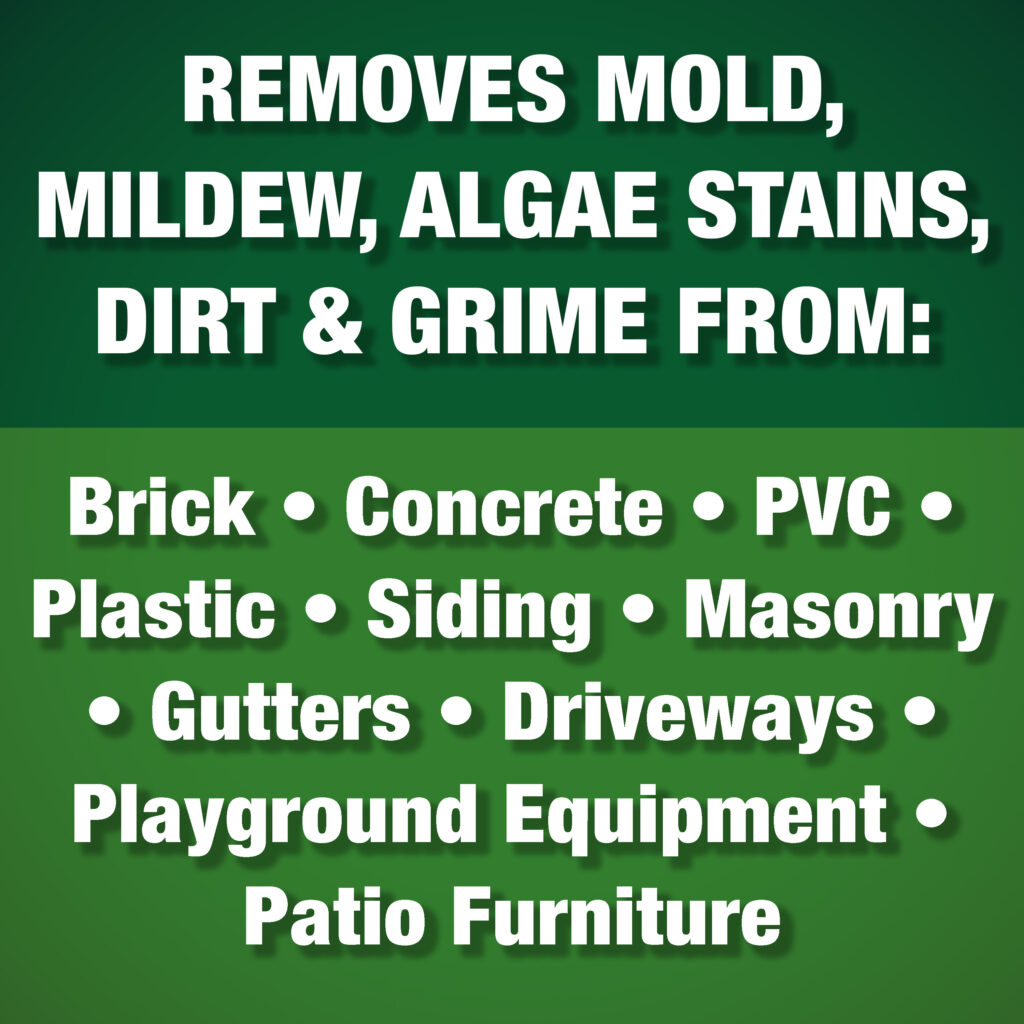 MOLD ARMOR Concrete Sidewalk & Driveway Cleaner, 1 Gallon Mold Armor